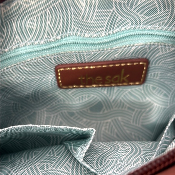 The Sak Tan and Brown Crossbody Bag with Adjustable Strap - Picture 4 of 10